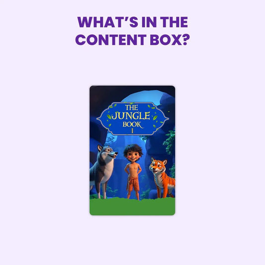 Whats in Standard Zippy Audio Set - 1 story card of jungle book
