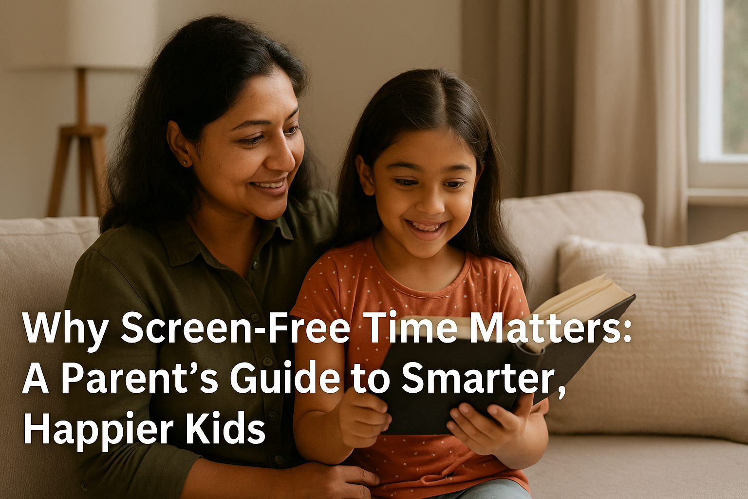 Why Screen-Free Time Matters: A Parent’s Guide to Smarter, Happier Kids